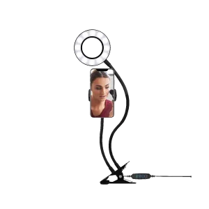 Aro de Luz ARGOM 9300 3.5 Pulgadas Con Soporte Celular y Clip de Agarre