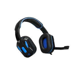 Audifono Microfono Gaming ARGOM Combat USB Negro Azul