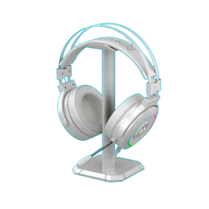 Audifono Microfono Gaming REDRAGON Lamia2 Con Base RGB USB Blanco