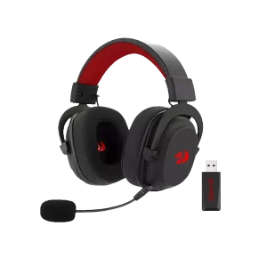 Audifono Microfono Gaming REDRAGON Zeus Pro H510 RGB Inalambrico Negro