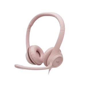 Audifono Microfono LOGITECH H390 Control Integrado USB Rosado
