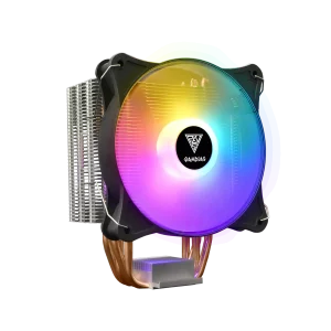 CPU FAN COOLER GAMDIAS Boreas E1 410  Lite Torre 4 Tubos AM5 RGB Negro