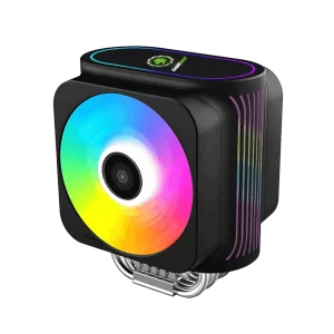 CPU FAN COOLER GAMEMAX Gamma 600 6 Tubos Full Intel Doble FAN AMD RGB Negro