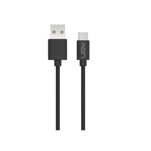 Cable AON USB Tipo C Macho A Tipo C 3.5Mts Negro