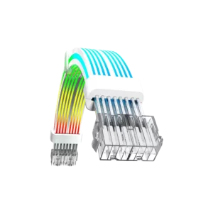 Cable Extension GAMEMAX CPU 8 pines RGB Macho Hembra Blanco