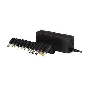 Cargador ARGOM Universal Para Portatil 12 Puntas 90W Deteccion Automatica