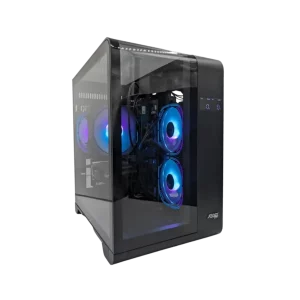 Case Gaming JEMIP Cyborg CS24 ATX ARGB Frontal y Lateral Vidrio Templado Negro