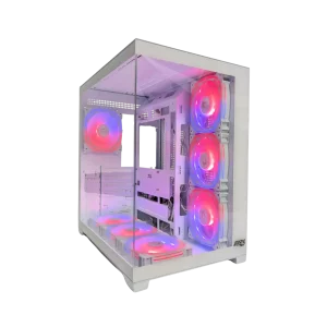 Case Gaming JEMIP Evo 2.5 ATX ARGB Lateral Vidrio Blanco