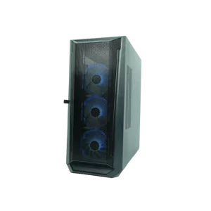 Case Gaming JEMIP Quantum X Mid Tower USB Audio ARGB Malla Frontal Vidrio Lateral Negro