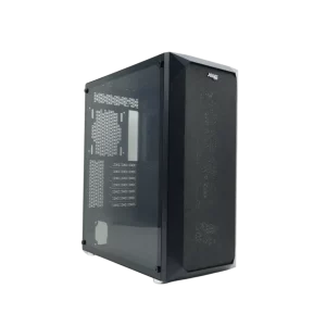 Case Gaming JEMIP Vision JPC360 M Tower USB Frontal Malla Lateral Vidrio Negro