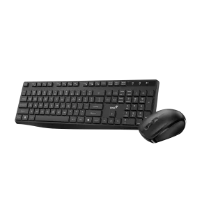 Combo Teclado Mouse GENIUS KM 8206S 1200DPI Inalambrico Negro