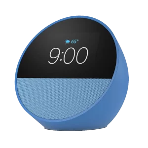 Corneta AMAZON Inteligente Echo Spot con Alexa 15W Wifi Despertador Gen 2024 Azul