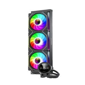 Enfriador Liquido GAMEMAX Iceburg 360 Digital ARGB 4 Pines Full Compatible Intel AMD Negro
