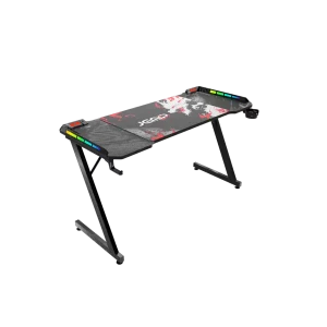 Escritorio Gaming JEMIP DRAGON HEART 140x60cm RGB Negro