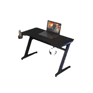 Escritorio de Oficina AROA OMEGASTATION 89cm Altura Con Ruedas Negro