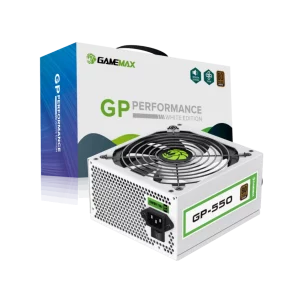 Fuente de Poder Gaming GAMEMAX ATX 80 Bronze Blanco