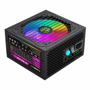 Fuente de Poder Gaming GAMEMAX VP 800 80 Bronze ATX Semi Modular RGB Negro