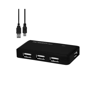 Hub ARGOM 88H 4 Puertos USB Negro