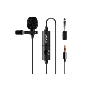 Microfono MAONO AU-100 Omnidireccional 3.5 mm Dual Mic Solapa Negro