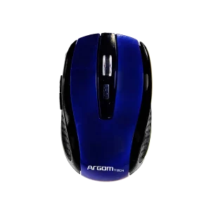 Mouse ARGOM MS32 1600 DPI 6 Botones Inalambrico Azul