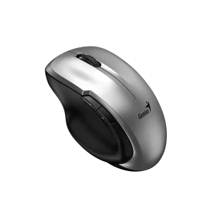 Mouse GENIUS Ergo 8200S 1200DPI 5 Botones Inalambrico Ergonomico Plata
