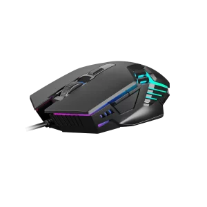 Mouse Gaming GAMDIAS Aura GS4 3600 DPI 6 Botones LED Negro