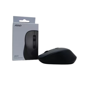 Mouse JEMIP J531 Inalambrico 3 Botones Ergonomico Negro