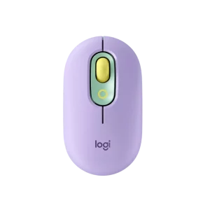 Mouse LOGITECH POP Emoji 1000 DPI 3 Botones BT Violeta