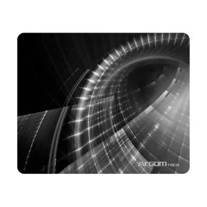 Mouse Pad ARGOM Galaxia Tela Sintetica Negro Blanco