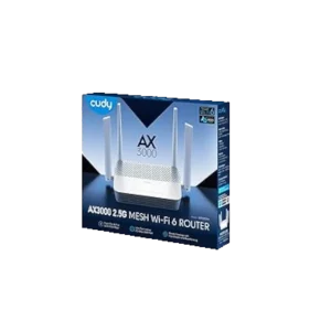 Router CUDY AX3000 Mesh 4 Antenas Wifi 6 2.5GB Blanco