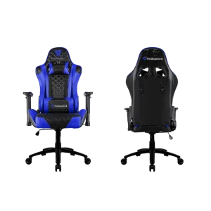 Silla Gaming AEROCOOL THUNDERX3 TGC12 Sop Lumbar Cuello Ajustable Negro Azul