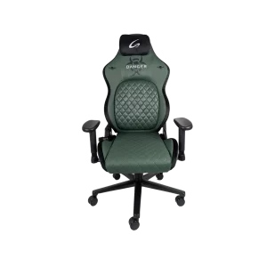Silla Gaming JEMIP Danger Ergonomica Reposa Brazos Ajustable Negro Verde