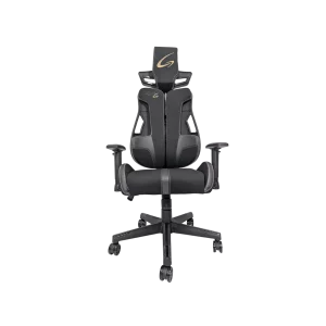 Silla Gaming JEMIP Hidra Ergonomica Reposa Brazos Ajustable Negro Dorado