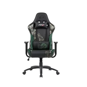 Silla Gaming JEMIP Seiryu Ergonomica Reposa Brazos Ajustable Negro Camuflaje