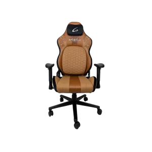 Silla Gaming JEMIP Spartan Ergonomica Reposa Brazos Ajustable Marron Beige