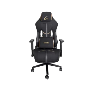 Silla Gaming JEMIP Strato Ergonomica Reposa Brazos Ajustable Negro Dorado