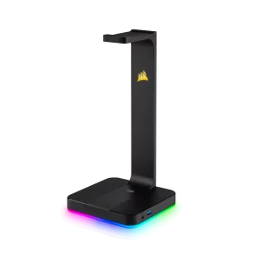 Soporte CORSAIR Para Audifonos ST100 3.5mm USB RGB Negro