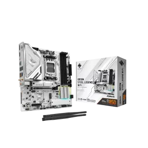 Tarjeta Madre ASROCK B850M Stell Legend Wifi Socket AMD5 DDR5 Sata USB HDMI DP