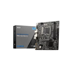 Tarjeta Madre MSI PRO H610M-G WIFI LGA 1700 Micro ATX DDR5