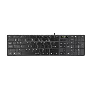 Teclado GENIUS Slimstar 126 USB Español 12 Teclas FN Negro