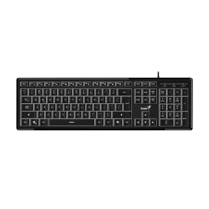 Teclado GENIUS Slimstar 820 USB Delgado Retroiluminado Negro