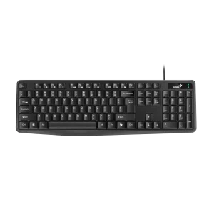 Teclado GENIUS Smart KB 117 Clasico USB Resistente a Derrames Negro