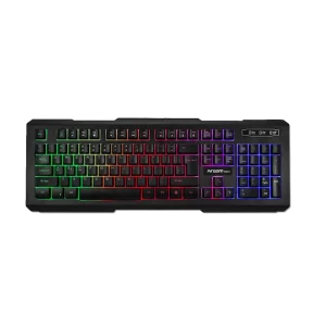 Teclado Gaming ARGOM Combat KB 55 USB Luces Arcoiris  Ingles Negro