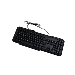 Teclado JEMIP Office K888 Español Multimedia USB Ergonomico Negro