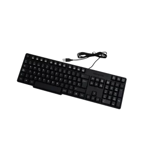 Teclado JEMIP Office K889 Español USB Negro