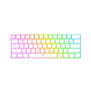 Teclado REDRAGON Dragonborn K630W Mecanico RGB Blanco Switch Rojo