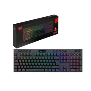 Teclado REDRAGON Mecanico Horus FS K618 RGB-1 Switch Blue Negro
