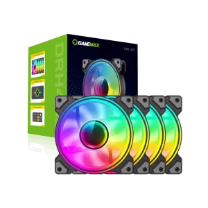 Ventilador GAMEMAX DRH400 kit 4 In 1 ARGB Control Remoto