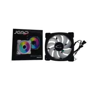 Ventilador JEMIP Evercool 88 ARGB 1300 RPM Negro