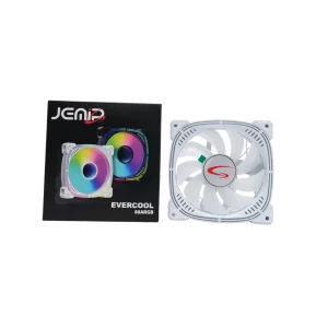 Ventilador JEMIP Evercool 88 ARGB 1300RPM Blanco